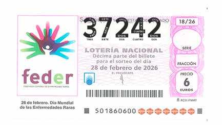 Décimo 37242 del sorteo 18-28/02/2026 Sábado