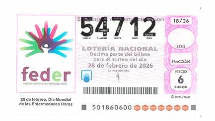 Décimo 54712 del sorteo 18-28/02/2026 Sábado