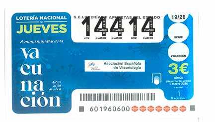 Décimo 14414 del sorteo 19-05/03/2026 Jueves