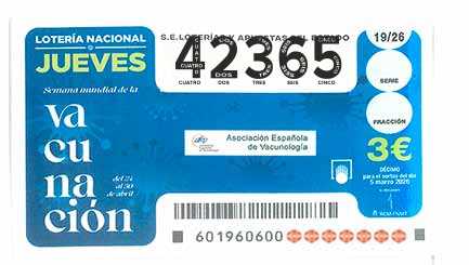 Décimo 42365 del sorteo 19-05/03/2026 Jueves