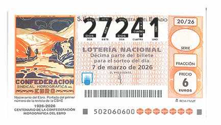 Décimo 27241 del sorteo 20-07/03/2026 Sábado