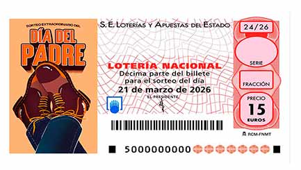 Décimo 22997 del sorteo 24-21/03/2026 Sábado