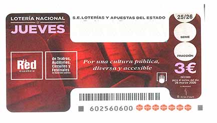 Décimo 36089 del sorteo 25-26/03/2026 Jueves