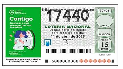 Décimo 17440 del sorteo 30-11/04/2026 Sábado