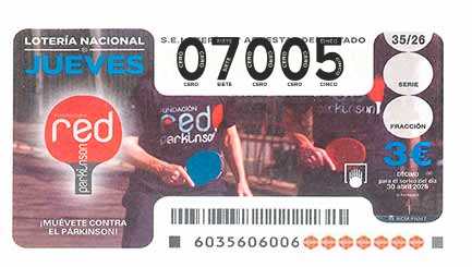 Décimo 07005 del sorteo 35-30/04/2026 Jueves