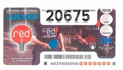 Décimo 20675 del sorteo 35-30/04/2026 Jueves