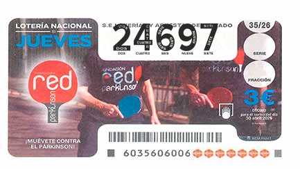 Décimo 24697 del sorteo 35-30/04/2026 Jueves