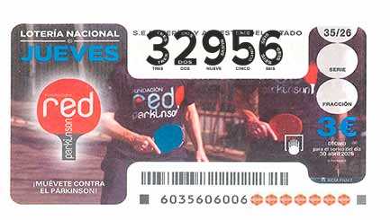 Décimo 32956 del sorteo 35-30/04/2026 Jueves