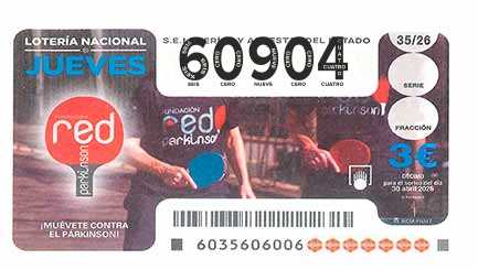 Décimo 60904 del sorteo 35-30/04/2026 Jueves