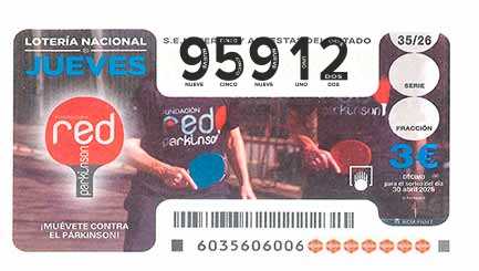 Décimo 95912 del sorteo 35-30/04/2026 Jueves