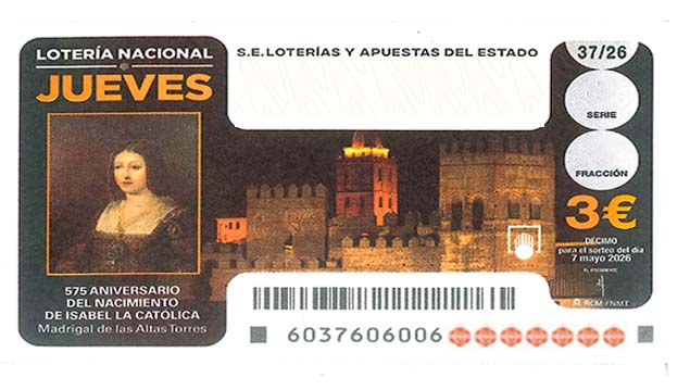 Décimo 02802 del sorteo 37-07/05/2026 Jueves