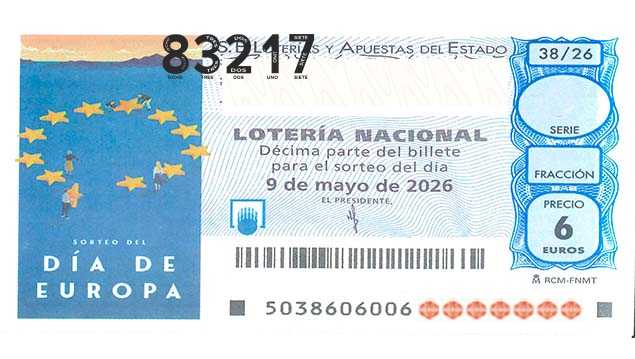 Décimo 83217 del sorteo 38-09/05/2026 Sábado