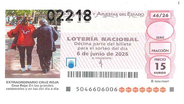Décimo 02218 del sorteo 46-06/06/2026 Sábado