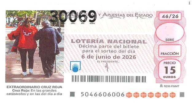 Décimo 30069 del sorteo 46-06/06/2026 Sábado