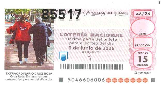 Décimo 85517 del sorteo 46-06/06/2026 Sábado