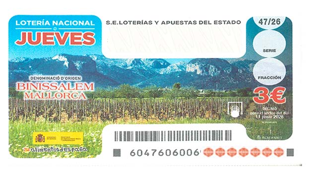 Décimo 14950 del sorteo 47-11/06/2026 Jueves