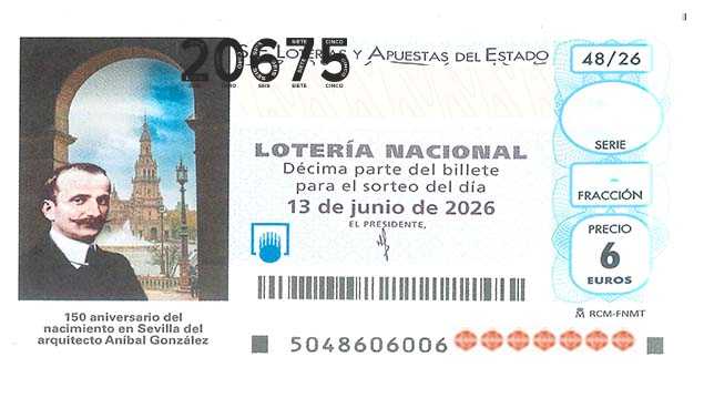 Décimo 20675 del sorteo 48-13/06/2026 Sábado