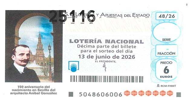 Décimo 25116 del sorteo 48-13/06/2026 Sábado