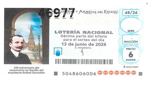 Décimo 46977 del sorteo 48-13/06/2026 Sábado
