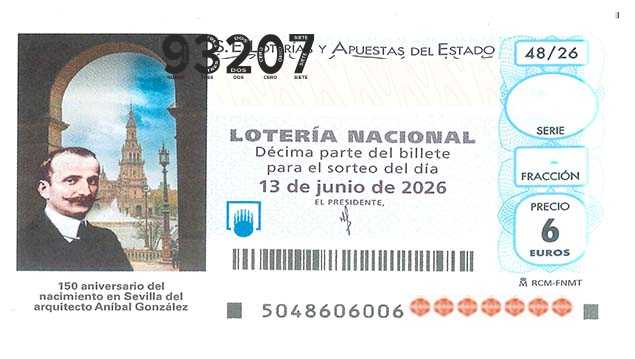 Décimo 93207 del sorteo 48-13/06/2026 Sábado