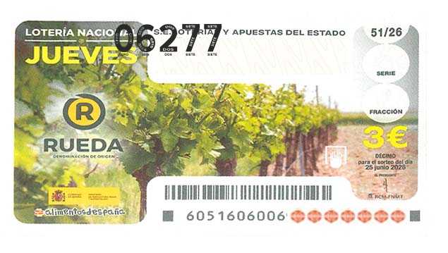Décimo 06277 del sorteo 51-25/06/2026 Jueves