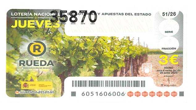 Décimo 35870 del sorteo 51-25/06/2026 Jueves