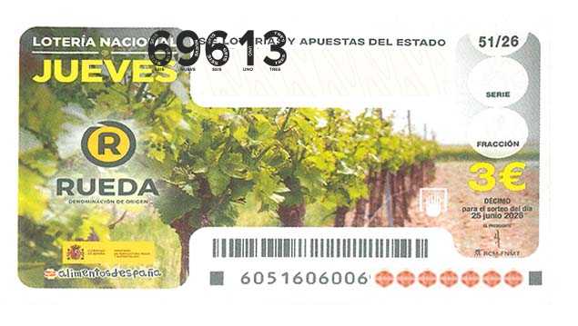 Décimo 69613 del sorteo 51-25/06/2026 Jueves