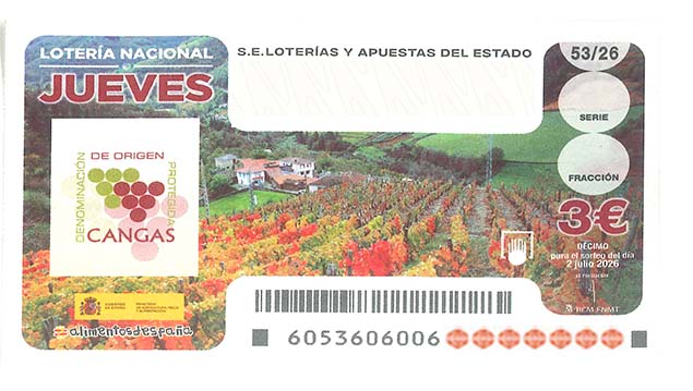 Décimo 43489 del sorteo 53-02/07/2026 Jueves