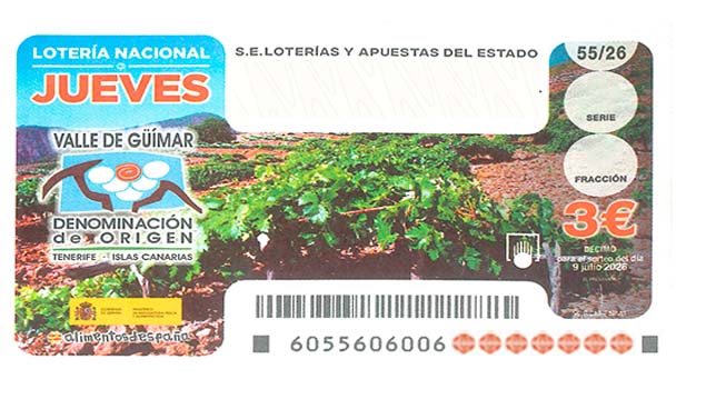 Décimo 73338 del sorteo 55-09/07/2026 Jueves