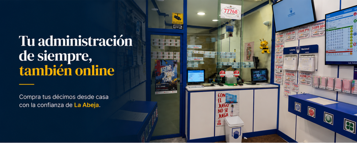    Imagen 1 para promocionar la tienda La Abeja Lotera - Zamora